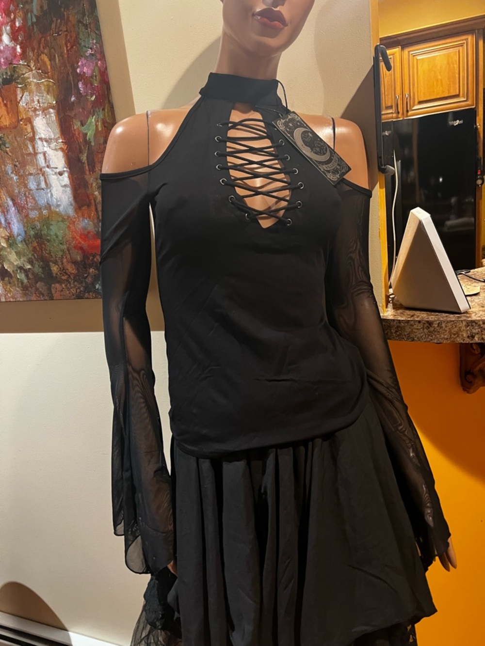 killstar Mystic Curse Top size XS brand new with tags